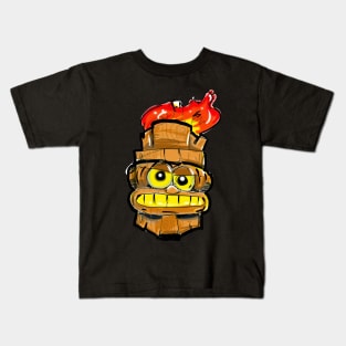 Street Art Tiki Kids T-Shirt